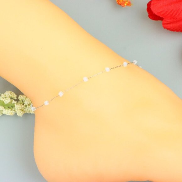 "Handmade Anklet – A Stylish Choice for Women, Thoughtful Gift Idea, EVCH1433 - Picture 5 of 10